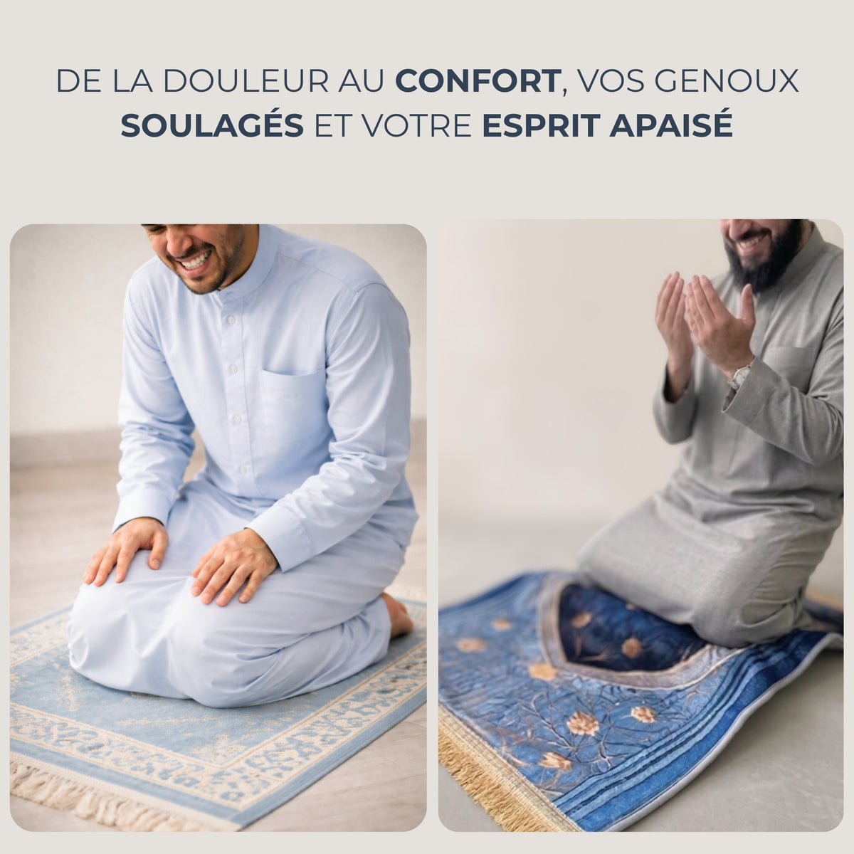 Tapis de prière ergonomique HIRA