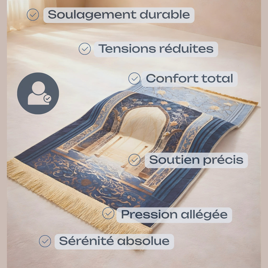 Tapis de prière ergonomique HIRA
