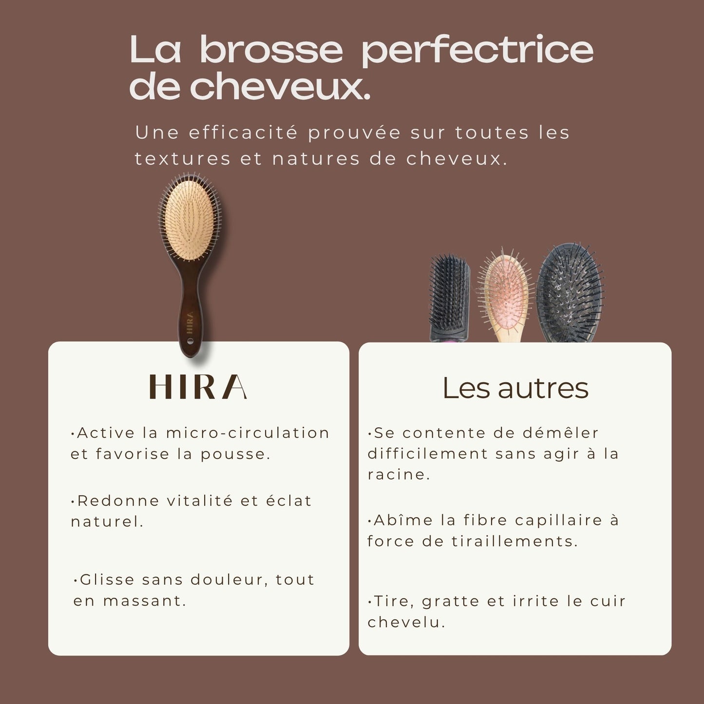 Brosse stimulante – croissance & vitalité