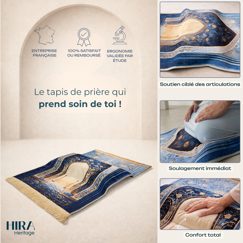 Tapis de prière ergonomique HIRA