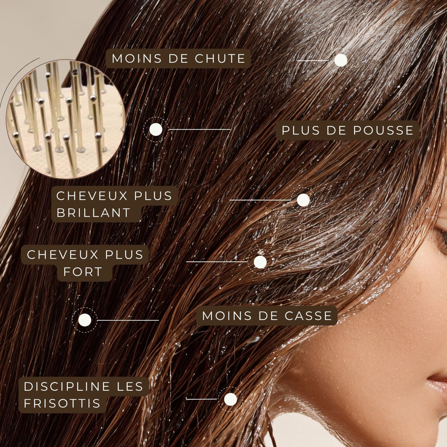 Brosse stimulante – croissance & vitalité